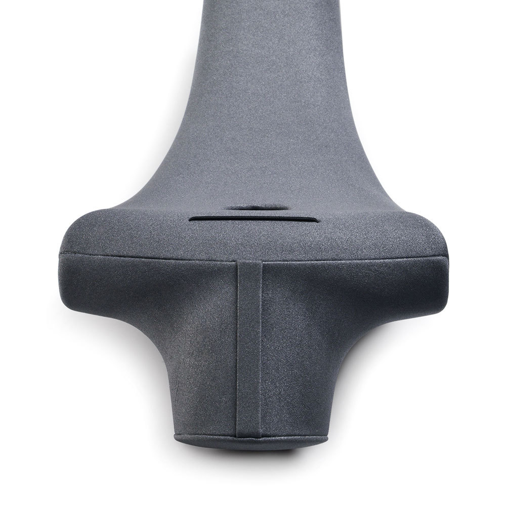 FADELI China Custom Luxury Grey PU Leather Jewelry Display Stand Jewelry Shop Counter Showcase Jewelry Necklace Bust