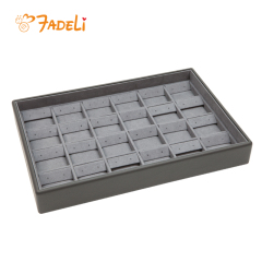 FADELI Wholesale Jewelry Tray Custom DIY Necklace Ring Earring Holder Jewelry Display Tray Sets