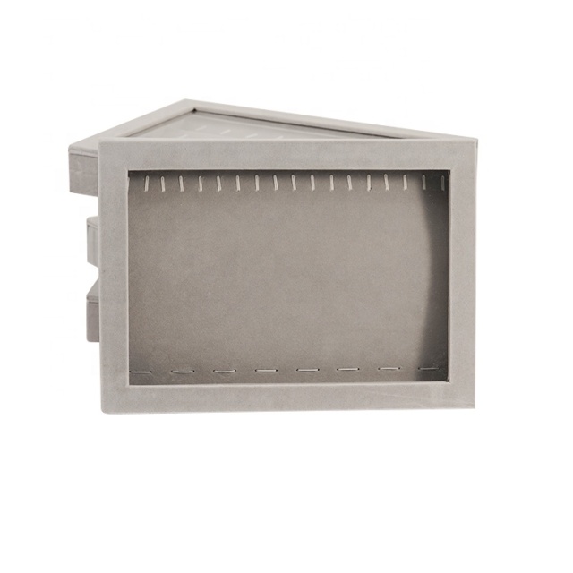 FADELI Custom Velvet + Acrylic Trays Available for Men's Watches and Rings Jewelry Women Jewelry Display Tray Set