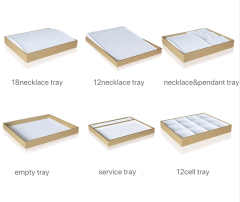 FADELI JINSKY Leather Jewelry Display Trays Jewellery Bespoke Tray Ring Bracelet Bangle Pendant Organizer Trays Stackable