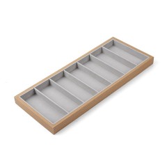 FADELI High Quality Eyewear Store Counter Sunglasses Shelves Display Prop 7 12 18 Grids Sunglasses Decoration Trays Wood Jewelry Tray