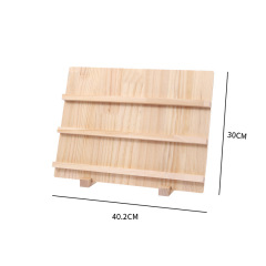 FADELI Ready to Ship Vertical Earring Cardboard Display Stand Wood Earring Stud Display Board 3 4 6 Layers Jewelry Stand
