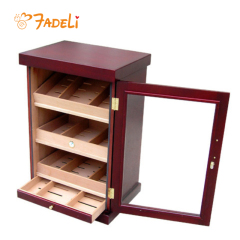FADELI 500 Cherry Cigar Display Humidors for Sale Used Humidor Cabinet Cigar Room Large Cigar showcase Rack Cabinet Humidor