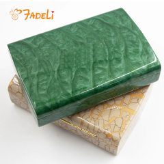 FADELI 2025 new Design Desktop Custom Cigar Gift Box Wooden Cigar case Cheap Cigar Humidor with Lighter Accessories for Office