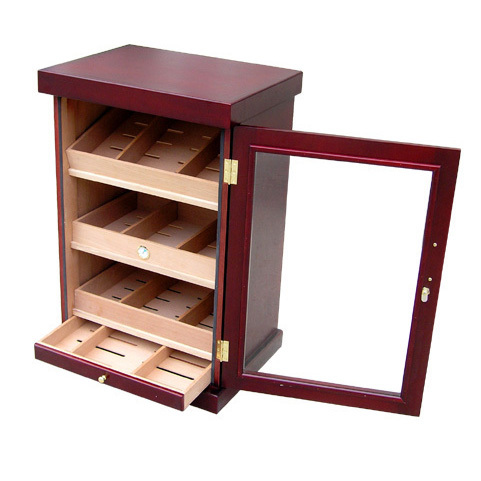 FADELI 500 Cherry Cigar Display Humidors for Sale Used Humidor Cabinet Cigar Room Large Cigar showcase Rack Cabinet Humidor
