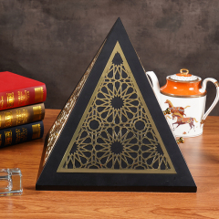 FADELI Triangle Wood Boxes Pyramid Cabinet Humidor Cigar Boxes Wholesale