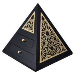 FADELI Triangle Wood Boxes Pyramid Cabinet Humidor Cigar Boxes Wholesale