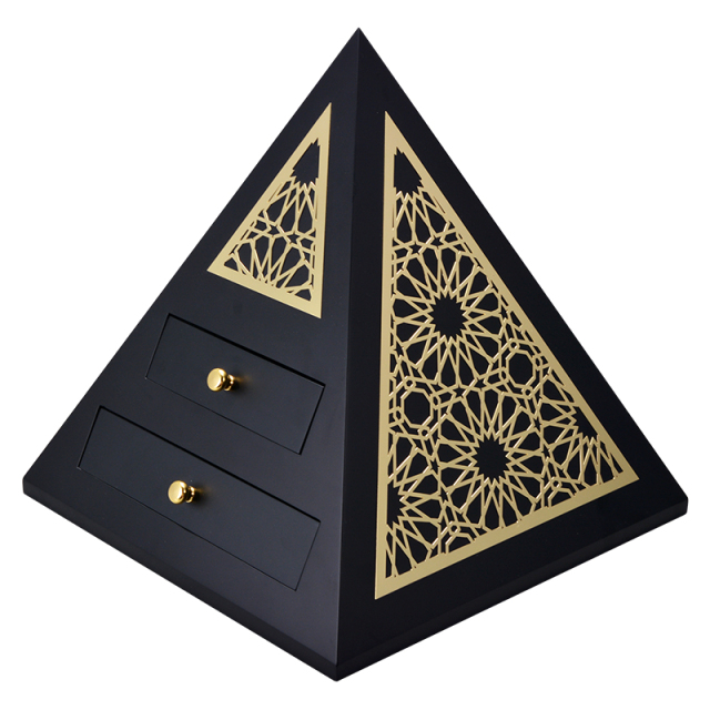 FADELI Triangle Wood Boxes Pyramid Cabinet Humidor Cigar Boxes Wholesale