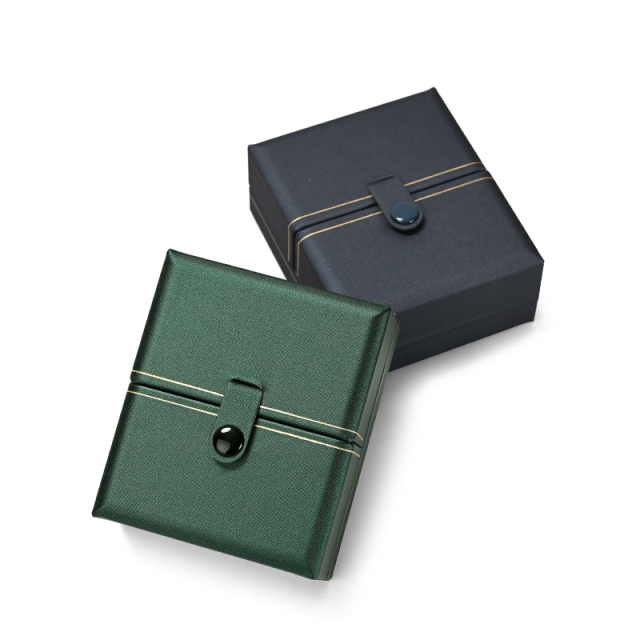 FADELI New Arrival PU Leather and Velvet Color Multiple Available Ring Earrings Box Store Jewelry Box Display Packaging