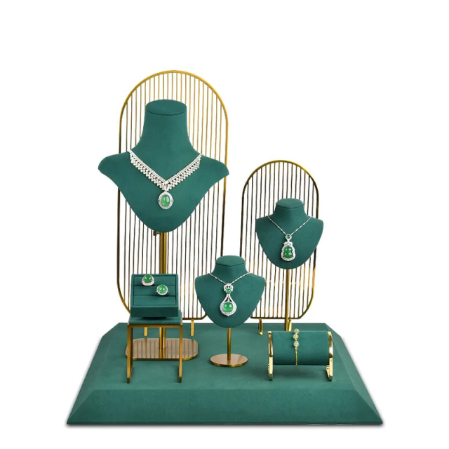 Luxury Jewelry Display Factory Design Display Cabinet Set Jewelry Store Cabinets