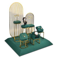 Luxury Jewelry Display Factory Design Display Cabinet Set Jewelry Store Cabinets