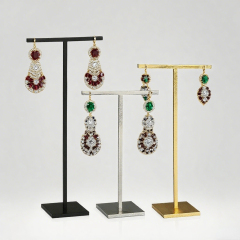 FADELI New T-shaped Metal Jewelry Display Stands for Earrings Earring Display Stand Earring Holder