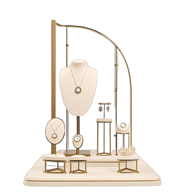 Fashion Professional Jewelry Display Stand, Luxury Jewelry Display Stand Set for Jewelry Stores