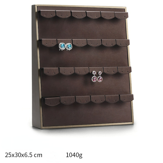 FADELI New PU Leather Jewelry Display Tray for Ring Bracelet Earring Necklace Jewelry Storage Jewelry Display Props