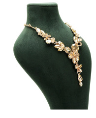 FADELI New Arrival High-end PU Velvet Microfiber Jewelry Display Props Necklace Display Stand Dark Green