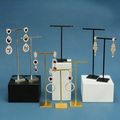 FADELI New T-shaped Metal Jewelry Display Stands for Earrings Earring Display Stand Earring Holder