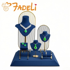 Luxury Jewelry Display Factory Design Display Cabinet Set Jewelry Store Cabinets