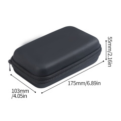 FADELI Customized Cigar Box Travel Leather EVA Cigar Holder 8 Cigars Capacity Carrying Case Humidors With Custom Logo