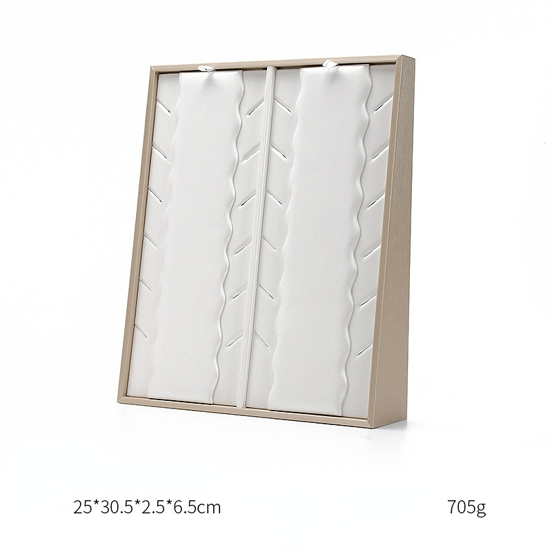 New PU Leather Jewelry Display Tray for Ring Bracelet Earring Necklace Jewelry Storage Jewelry Display Props