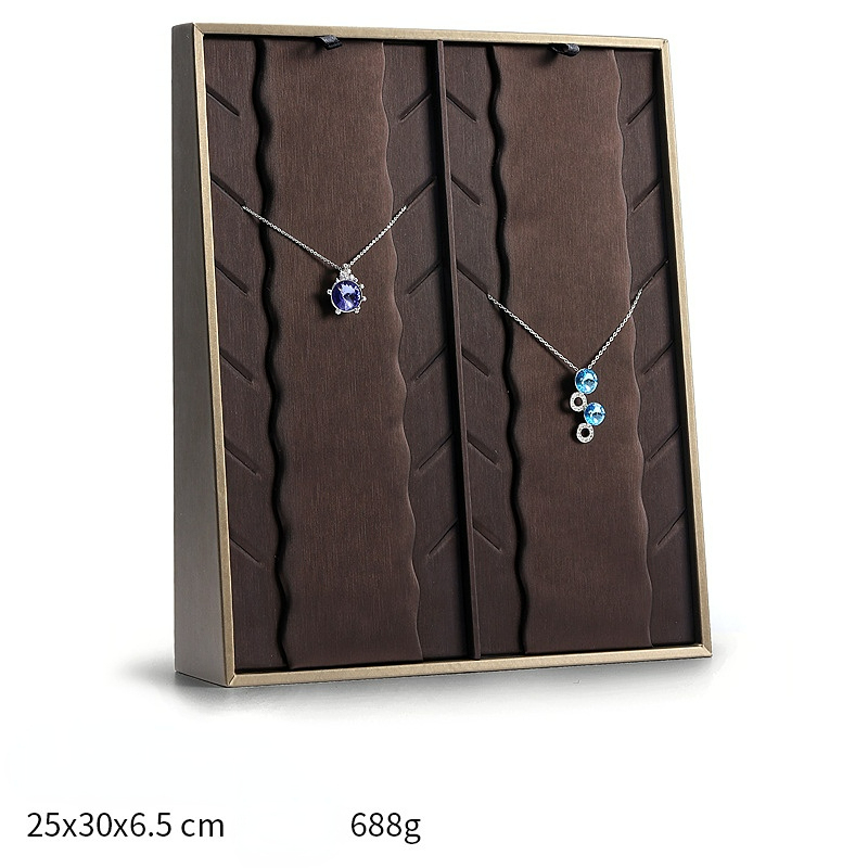 New PU Leather Jewelry Display Tray for Ring Bracelet Earring Necklace Jewelry Storage Jewelry Display Props