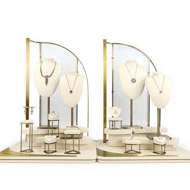 Fashion Professional Jewelry Display Stand, Luxury Jewelry Display Stand Set for Jewelry Stores