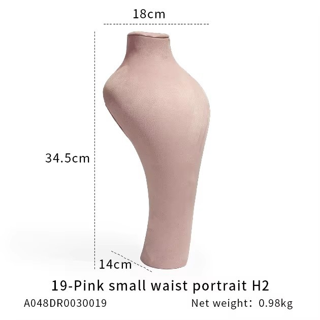 FADELI Factory-customized Suede Leather Jewelry Display Stand for Necklace Bracelet Ring Metal Jewelry Display Props