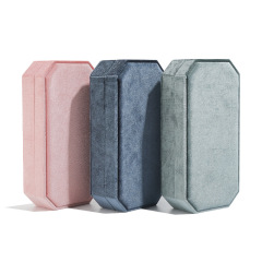 FADELI New Octagon Velvet Jewelry Display Tray Rings Display Tray Earrings Rings Storage Boxes