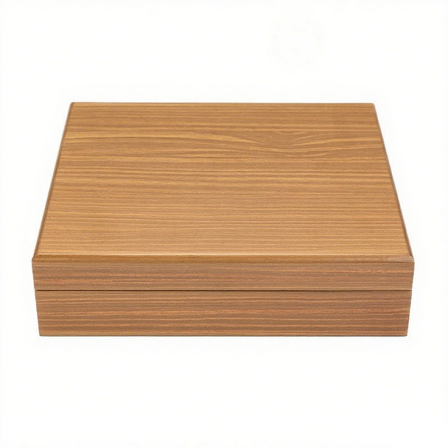 FADELI Custom Cigar Box Cedar Wooden Cigarette Case Cigar Humidor with Humidifier and Hygrometer Piano Lacquer Large Capacity