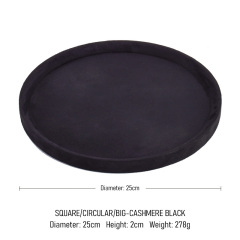 FADELI New Velvet Jewelry Display Tray Round Oval-shaped Jewelry Organizer Rack Holder for Necklace Chain Ring Earrings Bracelet