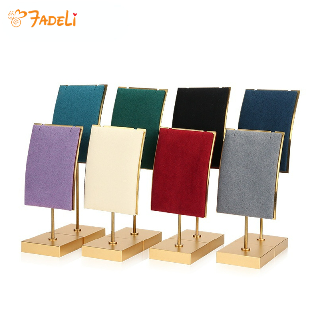FADELI Colorful Handmade Metal Jewelry Display Stand Necklace Display Stand for Shop