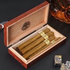 FADELI High Glossy Cigarette Cases Wood Cigar Humidor Cigar Box Wooden Gift Box Custom Case