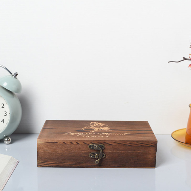 FADELI Wood Cigar Box Storage Cases Customized Logo Handmade Humidor Wooden Cigar Boxes Cigarette Cabinet