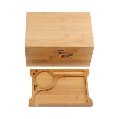 FADELI Cigar Box Storage Case Wooden Household Cigarette Set Foreign Trade Humidor Box Large Capacity