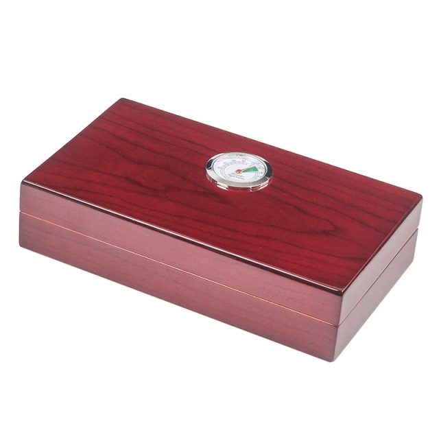 FADELI High Glossy Cigarette Cases Wood Cigar Humidor Cigar Box Wooden Gift Box Custom Case