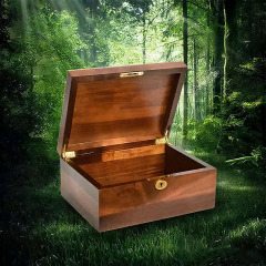 FADELI Wood Cigar Box Cigar Storage Cases Humidor Wooden Cigar Boxes Cigarette Case with Hinged Wholesale