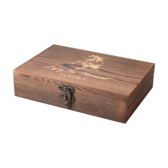 FADELI Wood Cigar Box Storage Cases Customized Logo Handmade Humidor Wooden Cigar Boxes Cigarette Cabinet