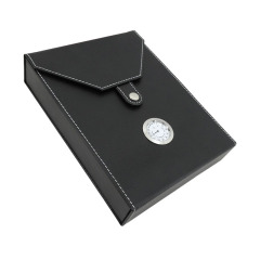 FADELI Cigar Case Pu Leather Travel Cigar Humidor Boxes Empty Leather Cigar Bag Wholesale Custom Logo
