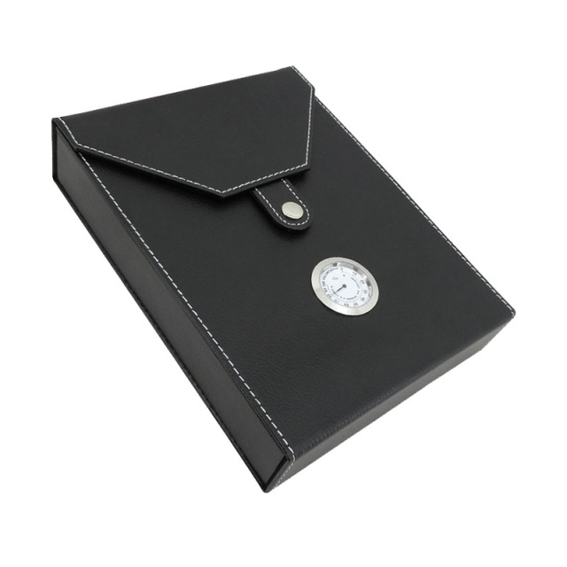 FADELI Cigar Case Pu Leather Travel Cigar Humidor Boxes Empty Leather Cigar Bag Wholesale Custom Logo