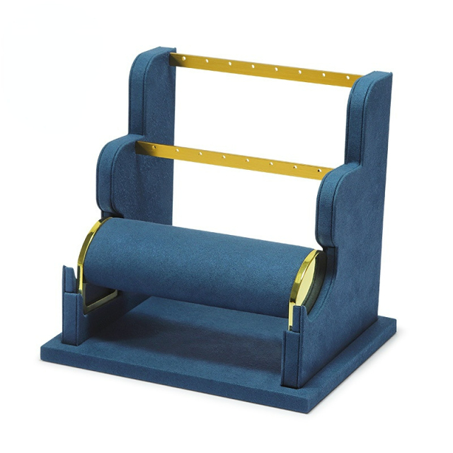 FADELI Jewelry Display Stand Watches Bracelets Jewelry Display Customized Microfiber Metal Bracelets Earrings Jewelry Rack