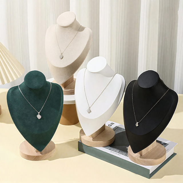 FADELI Necklace Display Pendant Organizer Jewelry Mannequin Bust Display Stand