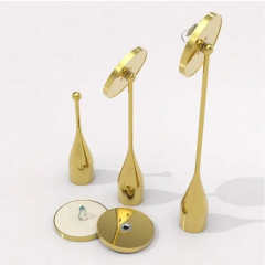 FADELI Newly Designed Luxury Shiny Metal Magnetic Detachable Jewelry Display Prop Earrings Necklace Ring Jewelry Display Stand