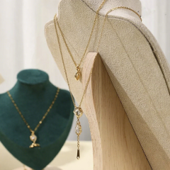 FADELI Necklace Display Pendant Organizer Jewelry Mannequin Bust Display Stand