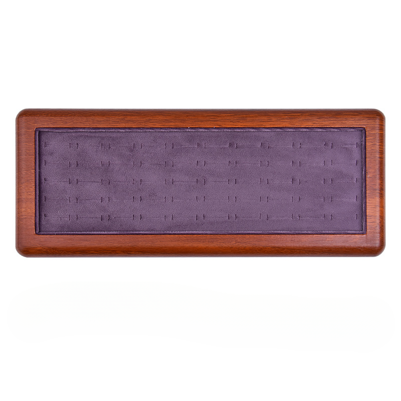 FADELI Original Designed Jewelry Ring Tray Purple Velvet Ring Trays