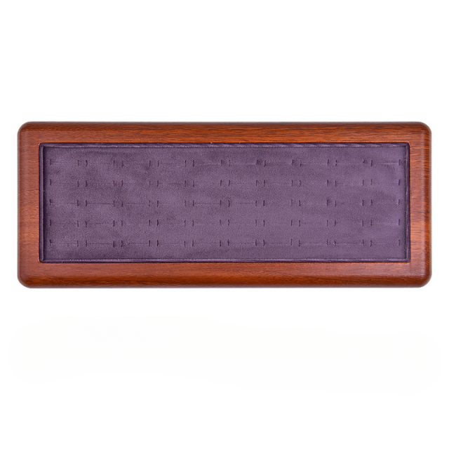 FADELI Original Designed Jewelry Ring Tray Purple Velvet Ring Trays