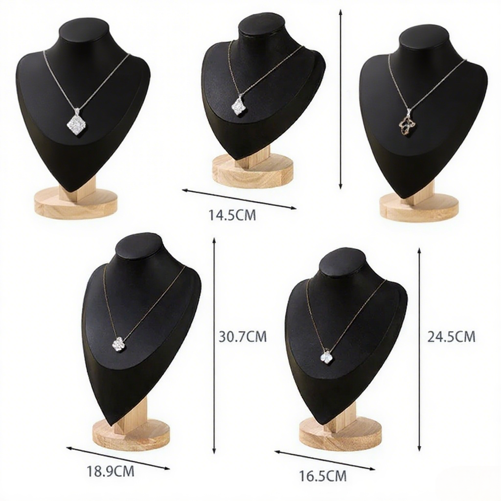 FADELI Necklace Display Pendant Organizer Jewelry Mannequin Bust Display Stand