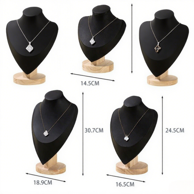FADELI Necklace Display Pendant Organizer Jewelry Mannequin Bust Display Stand