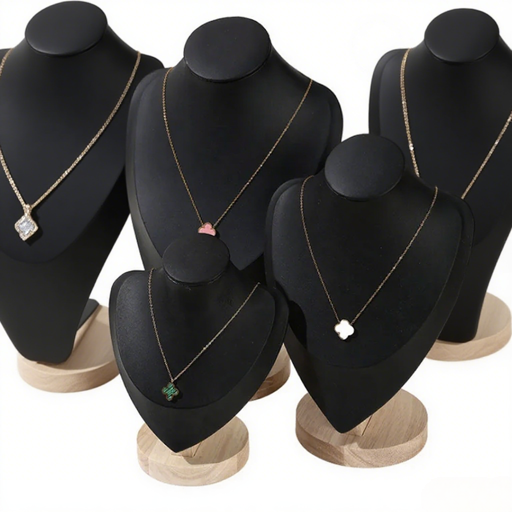 FADELI Necklace Display Pendant Organizer Jewelry Mannequin Bust Display Stand
