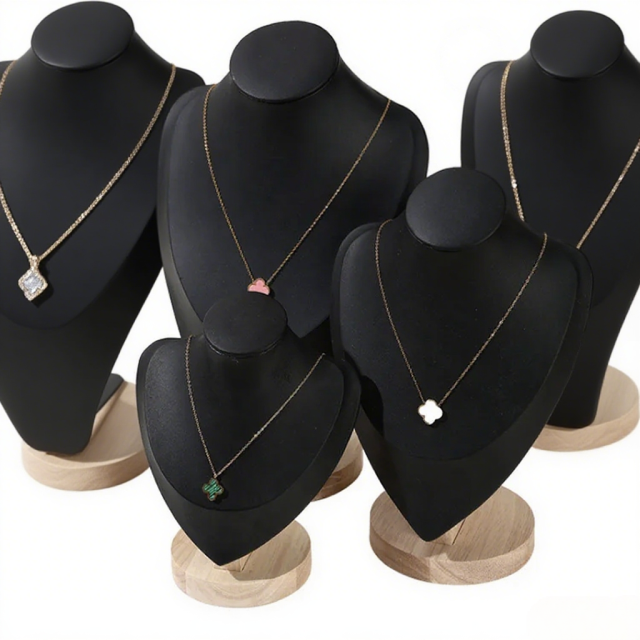 FADELI Necklace Display Pendant Organizer Jewelry Mannequin Bust Display Stand