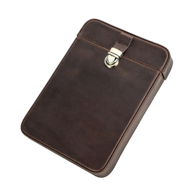 FADELI Cigar Case Pu Leather Travel Cigar Humidor Boxes Empty Leather Cigar Bag Wholesale Custom Logo