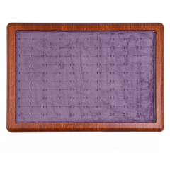 FADELI Original Designed Jewelry Ring Tray Purple Velvet Ring Trays